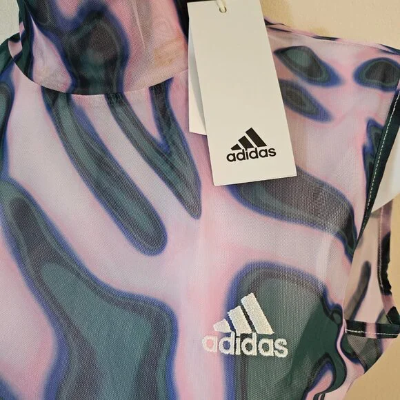 Adidas Women's Vibaop Sheer Tank Top - Size S - Picture 2 of 8